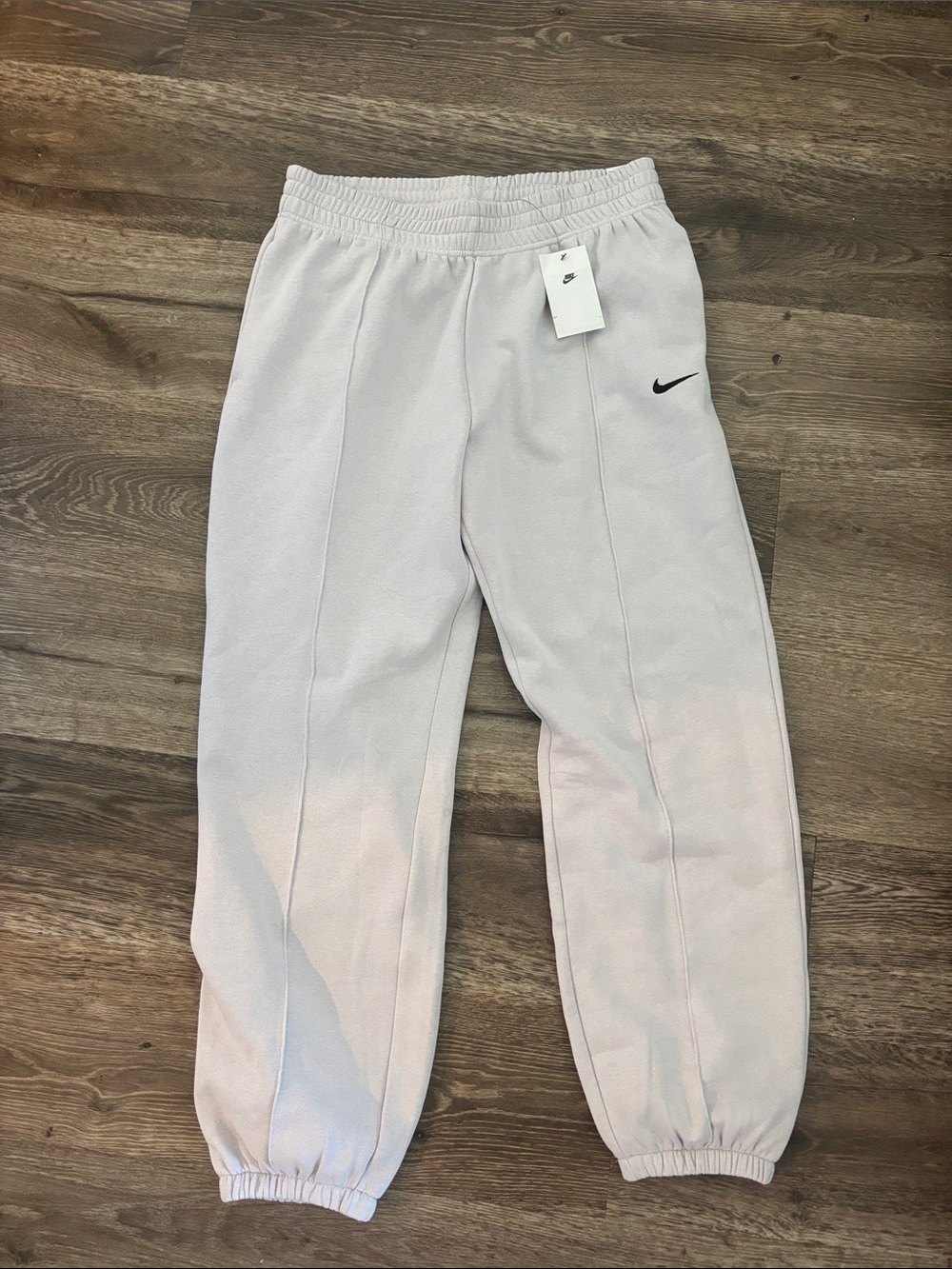 Nike White-Purple Joggers